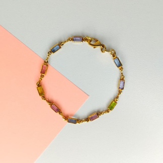 Pulsera Para Niños Con Diseño de Piedras de Varios Colores