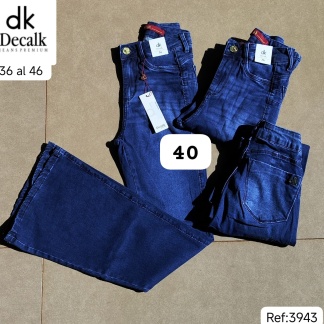 Jeans Fem Flare Decalk